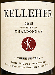 Kelleher 2015 Three Sisters Chardonnay