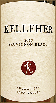 Kelleher 2016 Block 21 Sauvignon Blanc
