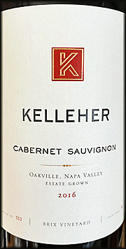 Kelleher 2016 Brix Vineyard Cabernet Sauvignon