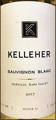 Kelleher 2017 Block 21 Sauvignon Blanc