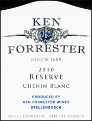 Ken Forrester 2010 Reserve Chenin Blanc