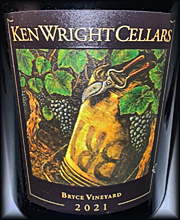Ken Wright 2021 Bryce Vineyard Pinot Noir