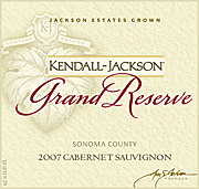 Kendall Jackson 2007 Grand Reserve Cabernet