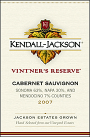 Kendall Jackson 2007 Vintners Reserve Cabernet