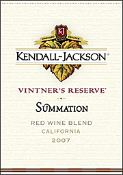 Kendall Jackson 2007 Vintners Reserve Summation