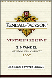 Kendall Jackson 2007 Vintners Reserve Zinfandel