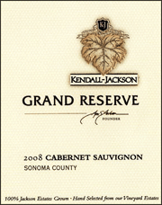 Kendall Jackson 2008 Grand Reserve Cabernet