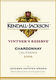 Kendall Jackson 2008 Vintners Reserve Chardonnay