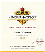 Kendall Jackson 2009 Vintners Reserve Chardonnay