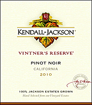 Kendall Jackson 2010 Vintners Reserve Pinot Noir