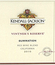 Kendall Jackson 2010 Summation