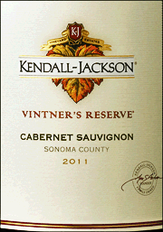 Kendall Jackson 2011 Vintners Reserve Cabernet