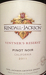 Kendall Jackson 2011 Vintners Reserve Pinot Noir