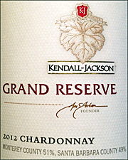 Kendall Jackson 2012 Grand Reserve Chardonnay