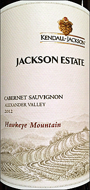 Kendall Jackson 2012 Hawkeye Cabernet