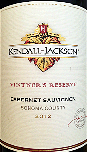 Kendall Jackson 2012 Vintners Reserve Cabernet Sauvignon