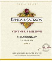 Kendall Jackson 2012 Vintner's Reserve Chardonnay