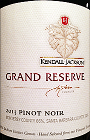 Kendall Jackson 2013 Grand Reserve Pinot Noir