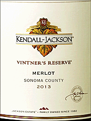 Kendall Jackson 2013 Vintner's Reserve Merlot