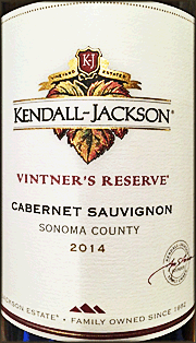 Kendall-Jackson 2014 Vintner's Reserve Cabernet Sauvignon