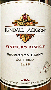 Kendall Jackson 2015 Vintner's Reserve Sauvignon Blanc