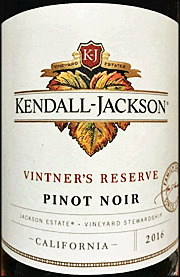 Kendall-Jackson 2016 Vintner's Reserve Pinot Noir