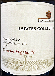 Kendall Jackson 2018 Camelot Highlands Chardonnay