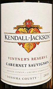 Kendall Jackson 2018 Vintner's Reserve Cabernet Sauvignon 