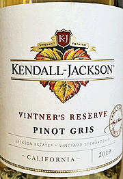 Kendall Jackson 2019 Vintner's Reserve Pinot Gris