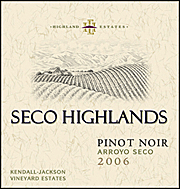 Kendall Jackson 2006 Seco Highlands Pinot Noir