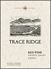 Kendall Jackson 2006 Trace Ridge Red Wine