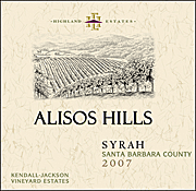 Kendall Jackson 2007 Alisos Hills Syrah