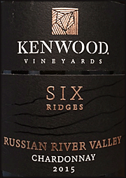 Kenwood 2015 Six Ridges Chardonnay