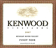 Kenwood 2007 Russian River Pinot Noir