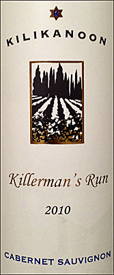 Kilikanoon 2010 Killerman's Run Cabernet