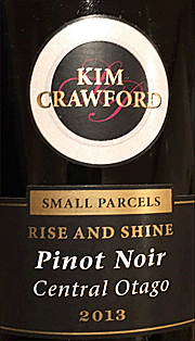 Kim Crawford 2013 Rise and Shine Small Parcels Pinot Noir