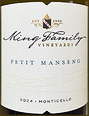 King Family 2024 Petit Manseng