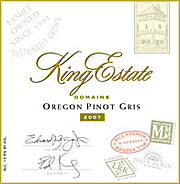 King Estate 2007 Domaine Pinot Gris