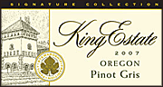 King Estate 2007 Pinot Gris Signature Collection