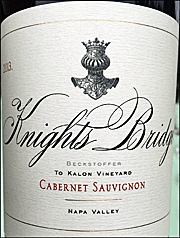 Knights Bridge 2013 To Kalon Cabernet Sauvignon 