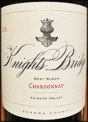 Knights Bridge 2018 West Block Chardonnay