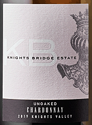 Knights Bridge 2019 KB Unoaked Chardonnay