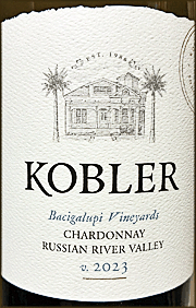 Kobler 2023 Bacigalupi Chardonnay