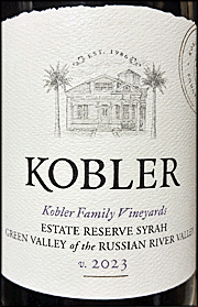 Kobler 2023 Reserve Syrah
