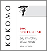Kokomo 2007 Petite Sirah