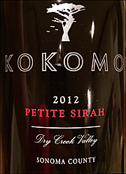 Kokomo 2012 Petite Sirah