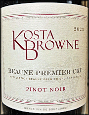 Kosta Browne 2023 Beaune Premier Cru