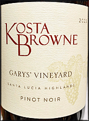 Kosta Browne 2023 Gary's Vineyard Pinot Noir