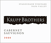 Krupp Brothers 2008 Stagecoach Cabernet