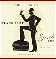 Krupp Brothers 2009 Black Bart Stagecoach Syrah